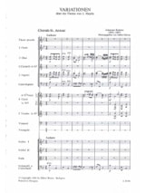 Variationen über ein Thema von Haydn op. 56a - Partitur - BRAHMS
