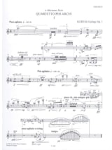 Quartetto per archi op. 1 - Parte - KURTAG - Partition - Quatuors