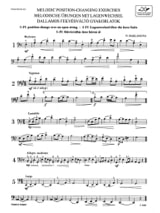 Melodic Position-Changing exercises - Cello Piano - Natalja Baklanowa