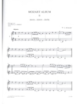 Mozart Album for violonists, Volume 2 - MOZART - Partition - Violon