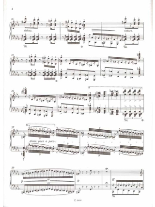 Etüden No. 8 Wilde Jagd - LISZT - Partition - Piano