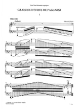 6 Grandes Etudes de Paganini - LISZT - Partition - Piano