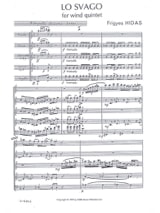 Wind Quintet N° 2 Lo Svago - score & parts - Frigyes Hidas - Partition