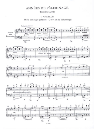 Années de pélerinage 3e année. Série 1, Volume 8. Edition Reliée