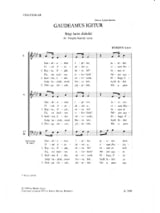 Gaudeamus Igitur - Bardos - Partition - Chœur