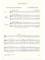 Via Crucis - LISZT - Partition - Chœur