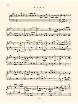 Le Clavier Bien Tempéré Volume 2 - BACH - Partition - Piano