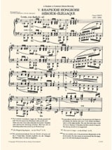 Rhapsodie hongroise n° 5 - LISZT - Partition - Piano