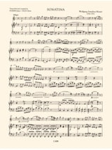 Sonatine - Clarinette et Piano - MOZART - Partition - Clarinette