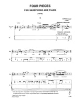 Four Pieces - Jozsef Soproni - Partition - Saxophone