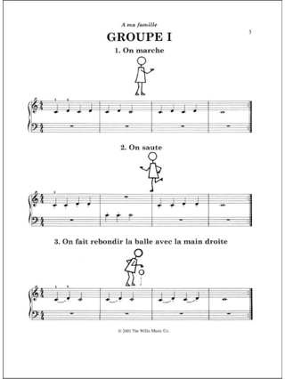 A Dozen A Day Initiation en Français - Partition - Piano