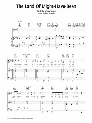 The Land of might have been - Ivor Novello & E. Moore - Partition