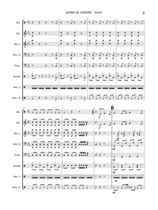 Samba de Janeiro - Airto Moreira & Gottfried Engels - Partition