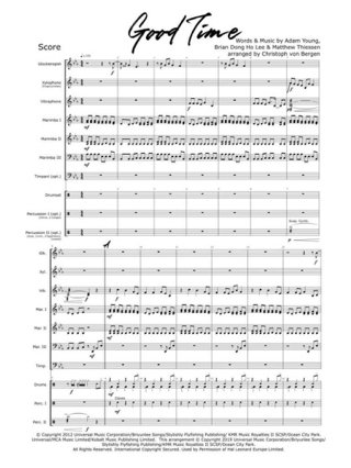 Good Time - Adam Young & Brian Dong Ho Lee - Partition