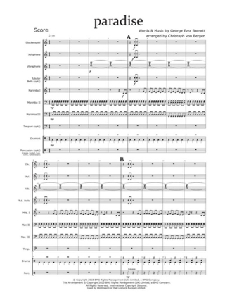 Paradise - Ezra Barnett George - Partition