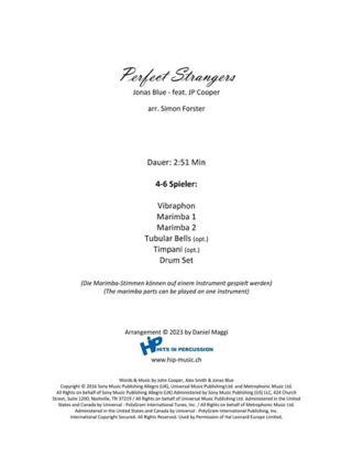 Perfect Strangers - John Cooper & Alex Smith - Partition