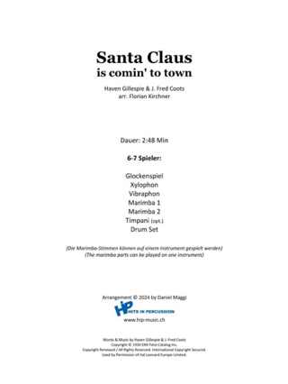 Santa Claus is comin' to town - Haven Gillespie & J. Fred Coots