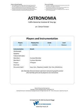 Astronomia (Coffin Dance) - Igumnov Anton - Partition