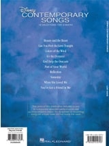 Disney Contemporary Songs - Low Voice - DISNEY - Partition