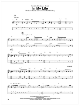 Ukulele Tab - Partition - Pop / Rock