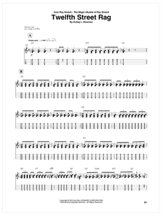 Ukulele Tab - Partition - Pop / Rock
