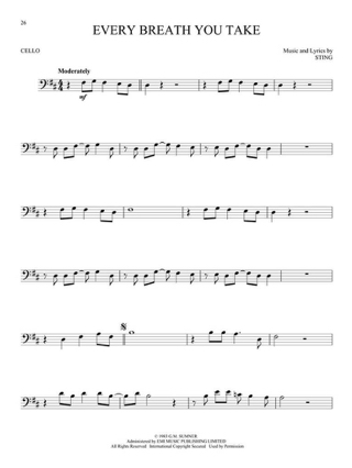 VH1's 100 Greatest Songs of Rock & Roll - Partition - Violoncelle