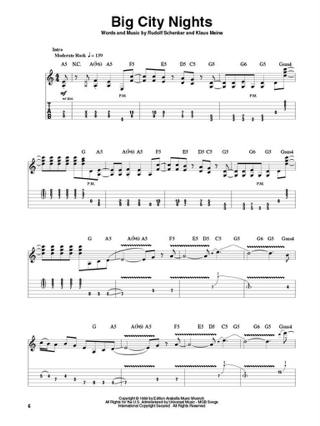 Guitar Play-Along Volume 174 - Scorpions - Scorpions - Partition