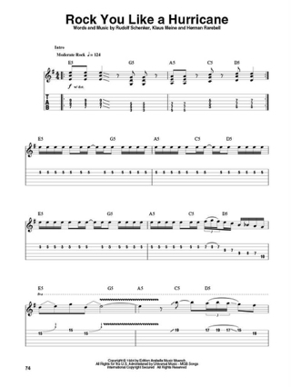 Guitar Play-Along Volume 174 - Scorpions - Scorpions - Partition