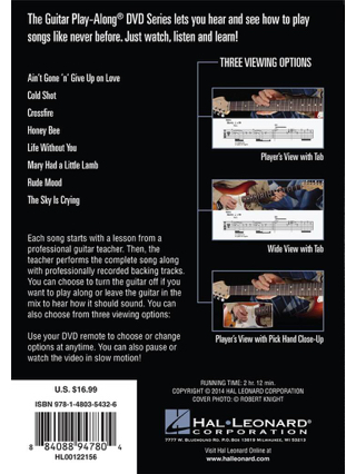 Stevie Ray Vaughan Classics - Guitar Play Along DVD Volume 43