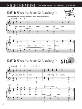 Accelerated Piano Adventures - Sightreading Book 1