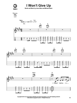 Ukulele Play-Along Volume 31 - Jason Mraz - Jason Mraz - Partition