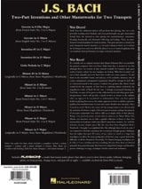 Two Part Inventions For Two Trumpets - BACH - Partition - Trompette