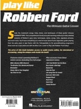 Play like Robben Ford - Chad Johnson - Partition - Pop / Rock