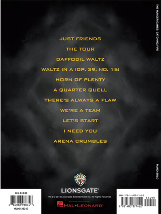 The Hunger Games - Catching Fire - James Newton Howard - Partition