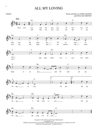 Easy Pop Melodies - Violon - Partition - Violon