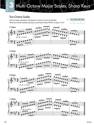 Piano Adventures Scale and Chord Book 3 - Nancy Faber & Randall Faber