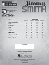 Jazz Play-Along Volume 184 Jimmy Smith - Jimmy Smith - Partition