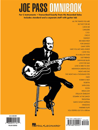 Joe Pass Omnibook - Joe Pass - Partition - Jazz