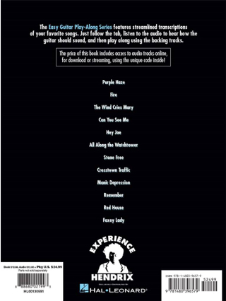 Easy Guitar Play-Along Volume 14 - Jimi Hendrix Smash Hits