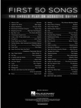 First 50 Songs You Should Play on Acoustic Guitar - Partition