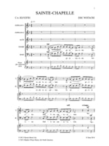 Sainte-Chapelle - Eric Whitacre - Partition - Chœur