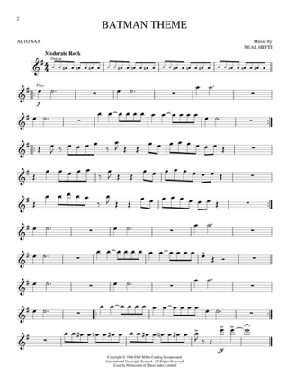 Great Movie Themes - Saxophone - Partition - Saxophone