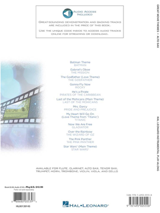Great Movie Themes - Saxophone - Partition - Saxophone