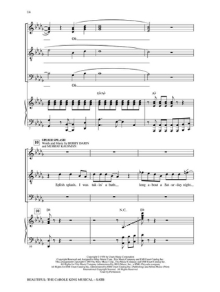 Beautiful: The Carole King Musical - Partition