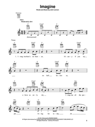 John Lennon For Ukulele - John Lennon - Partition - Pop / Rock