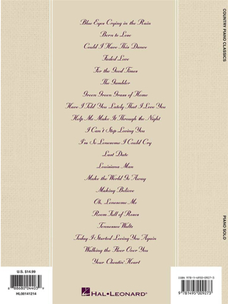 Country Piano Classics - Partition - Musique du monde