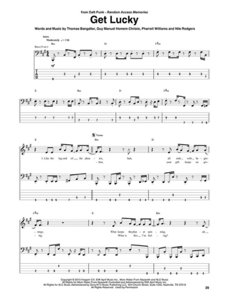 Best of Bass Tab - Partition - Pop / Rock