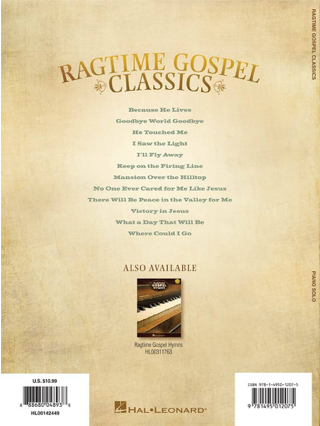 Ragtime Gospel Classics - Partition - Jazz