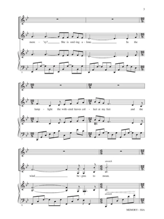 Memory - Andrew Lloyd Webber & Trevor Nunn & T.S. Eliot - Partition