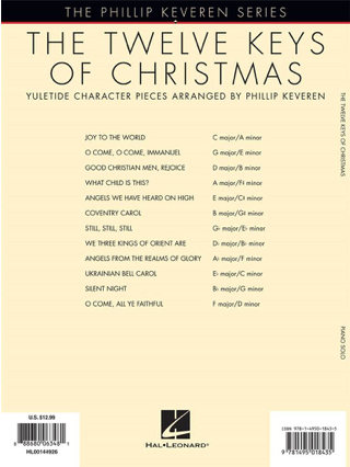 The Twelve Keys of Christmas - Noël - Partition - World Percussions